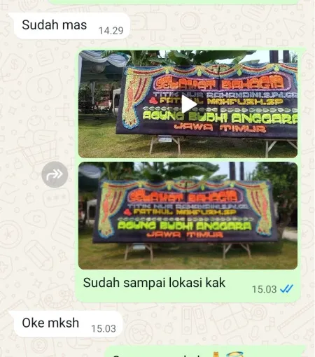 Pengiriman Papan Bunga Kwadungan Jurang Kledung